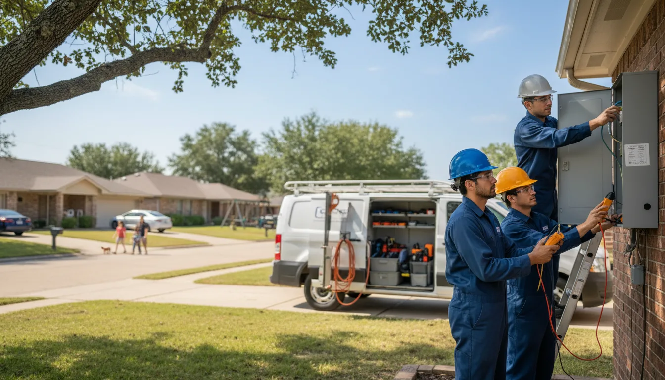 Certified electrician providing emergency electrical services in Kingsville, MO